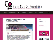 Tablet Screenshot of colectivorebeldia.com
